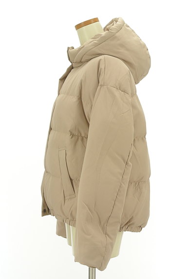 AZUL by moussy（アズールバイマウジー）の古着「シンプル中綿ショート丈コート（コート）」大画像３へ