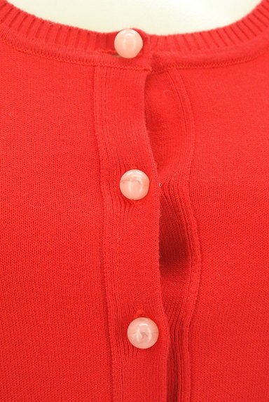 JILLSTUART（ジルスチュアート）の古着「クリアボタンの５分袖カーデ（カーディガン・ボレロ）」大画像４へ