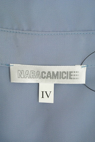 NARA CAMICIE（ナラカミーチェ）の古着「微光沢フリルブラウス（ブラウス）」大画像６へ