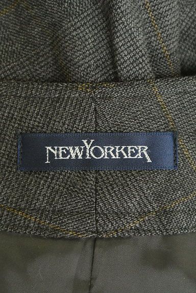 NEW YORKER（ニューヨーカー）の古着「チェック柄起毛センタープレスパンツ（パンツ）」大画像６へ