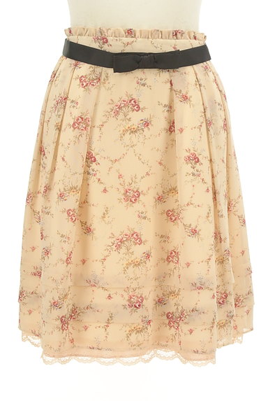LAISSE PASSE（レッセパッセ）の古着「花柄×無地リバーシブルベルト付きスカート（スカート）」大画像１へ