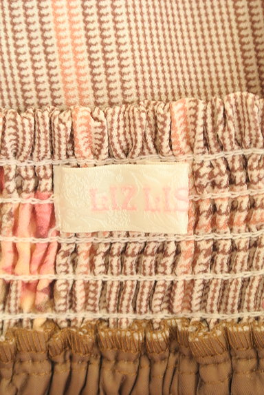 LIZ LISA（リズリサ）の古着「花柄×チェック柄フレアミニスカート（ミニスカート）」大画像６へ
