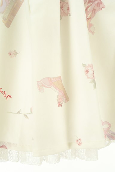 LIZ LISA（リズリサ）の古着「サイドリボン花柄ミニフレアスカート（ミニスカート）」大画像５へ