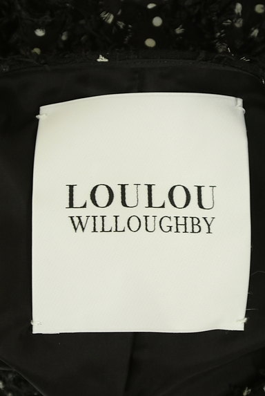 Loulou Willoughby（ルルウィルビー）の古着「ドット柄シャギーノーカラージャケット（ジャケット）」大画像６へ