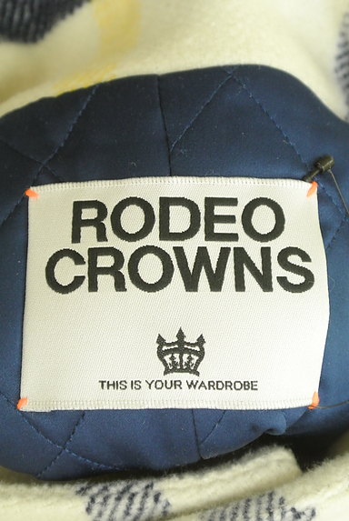 RODEO CROWNS（ロデオクラウン）の古着「ハイネックチェック柄ロングコート（コート）」大画像６へ