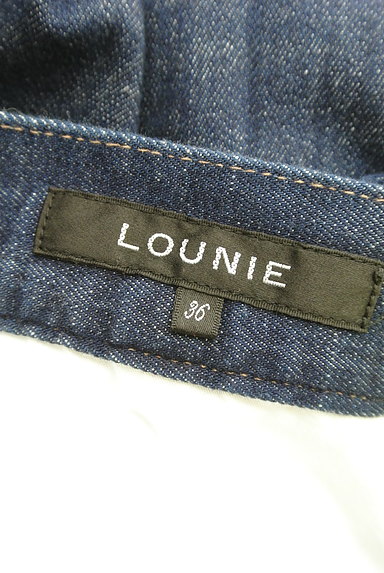 LOUNIE（ルーニィ）の古着「ベルト付きワイドデニムパンツ（デニムパンツ）」大画像６へ