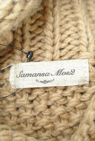 SM2（サマンサモスモス）の古着「ドロップショルダーモックネックニット（セーター）」大画像６へ