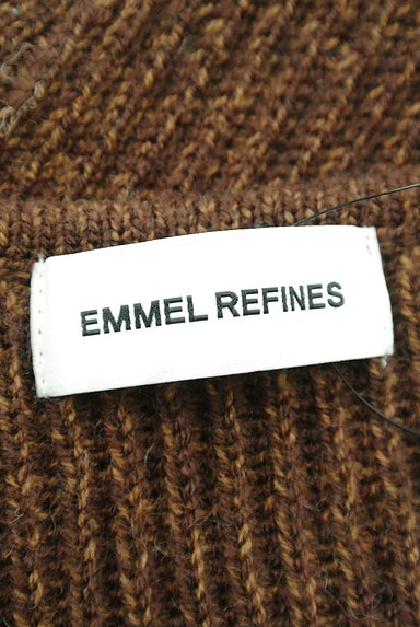 EMMEL REFINES（エメルリファインズ）の古着「キーネックミックスニット（セーター）」大画像６へ