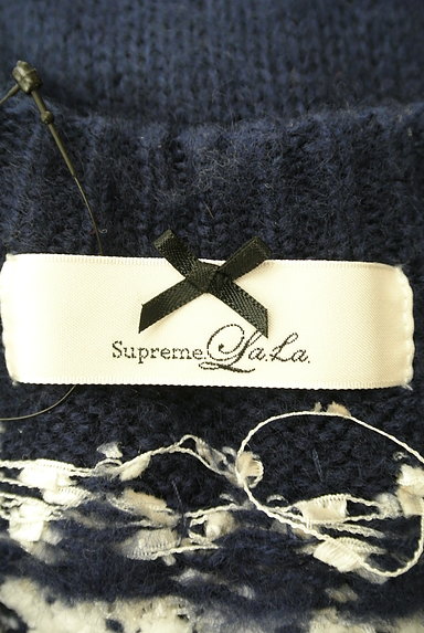 Supreme.La.La（シュープリームララ）の古着「ビジュー＆刺刺繍ニットトップス（セーター）」大画像６へ