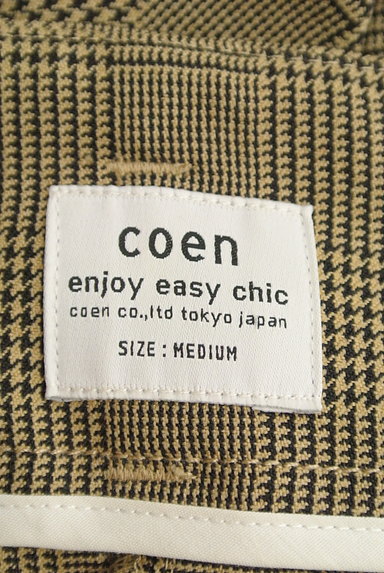 coen（コーエン）の古着「ベルト付き膝下丈チェック柄スカート（ロングスカート・マキシスカート）」大画像６へ
