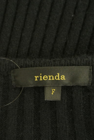 rienda（リエンダ）の古着「ウエストリボンリブニットロングワンピ（ワンピース・チュニック）」大画像６へ