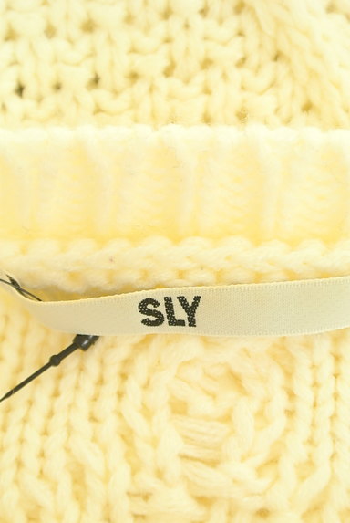 SLY（スライ）の古着「ケーブル編みニットワンピース（セーター）」大画像６へ
