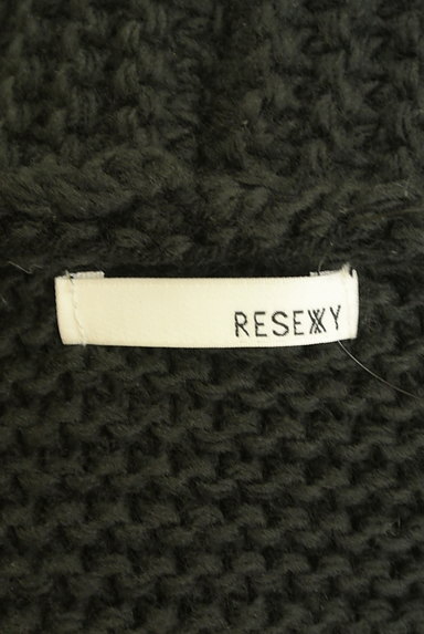 RESEXXY（リゼクシー）の古着「フロントオープンロングニットカーデ（カーディガン・ボレロ）」大画像６へ