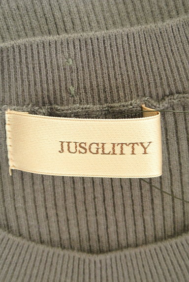 JUSGLITTY（ジャスグリッティー）の古着「ボリュームフリルリブニット（ニット）」大画像６へ