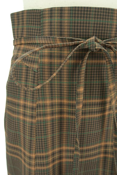 JUSGLITTY（ジャスグリッティー）の古着「ウエストリボン裾フレアマキシスカート（ロングスカート・マキシスカート）」大画像４へ