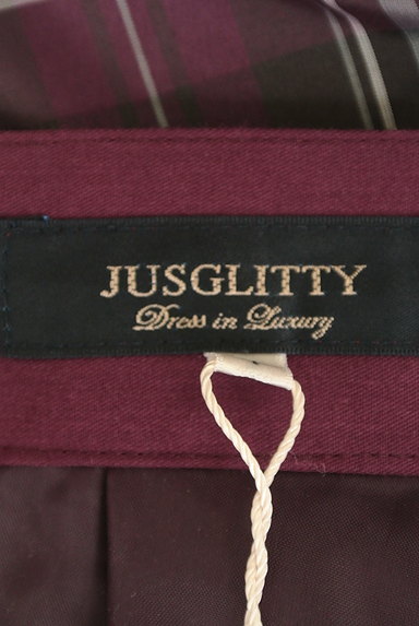 JUSGLITTY（ジャスグリッティー）の古着「ミモレ丈チェック柄フレアスカート（ロングスカート・マキシスカート）」大画像６へ