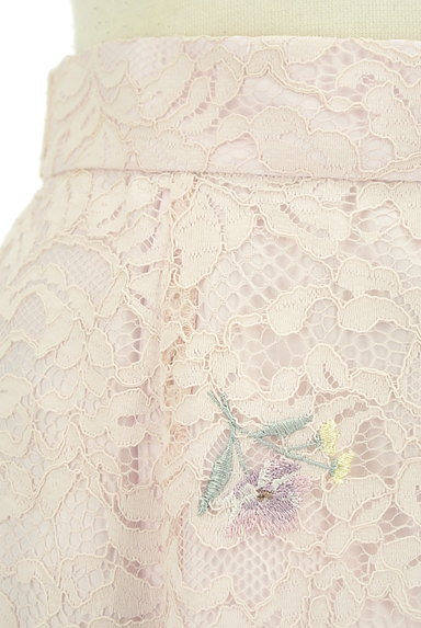 LAISSE PASSE（レッセパッセ）の古着「膝下丈刺繍入りレーススカート（スカート）」大画像４へ