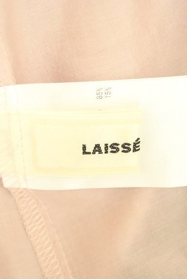 LAISSE PASSE（レッセパッセ）の古着「レースアップ微光沢シアーブラウス（ジャケット）」大画像６へ