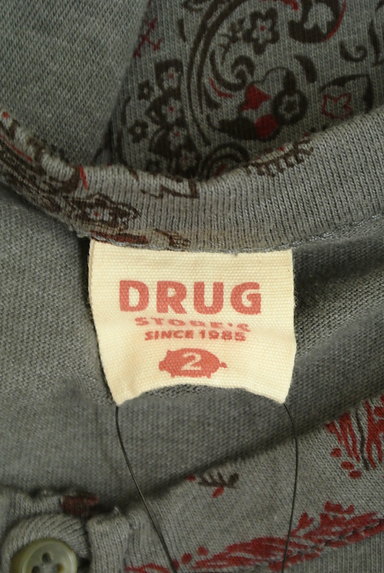 drug store's（ドラッグストアーズ）の古着「オリエンタル柄ヘンリーネックカットソー（Ｔシャツ）」大画像６へ