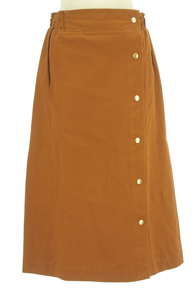 Traditional Weatherwear（トラディショナルウェザーウェア）の古着「金ボタンロングチノスカート（ロングスカート・マキシスカート）」大画像１へ
