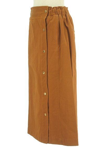 Traditional Weatherwear（トラディショナルウェザーウェア）の古着「金ボタンロングチノスカート（ロングスカート・マキシスカート）」大画像３へ