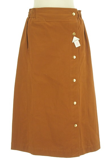 Traditional Weatherwear（トラディショナルウェザーウェア）の古着「金ボタンロングチノスカート（ロングスカート・マキシスカート）」大画像４へ