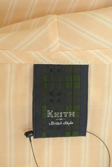 KEITH（キース）の古着「肩掛け風ストライプカットソー（カットソー・プルオーバー）」大画像６へ