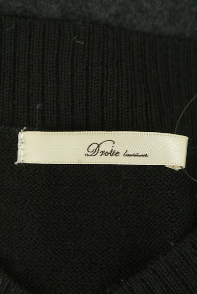 Droite lautreamont（ドロワットロートレアモン）の古着「デコルテ見せ７分袖ニット（セーター）」大画像６へ