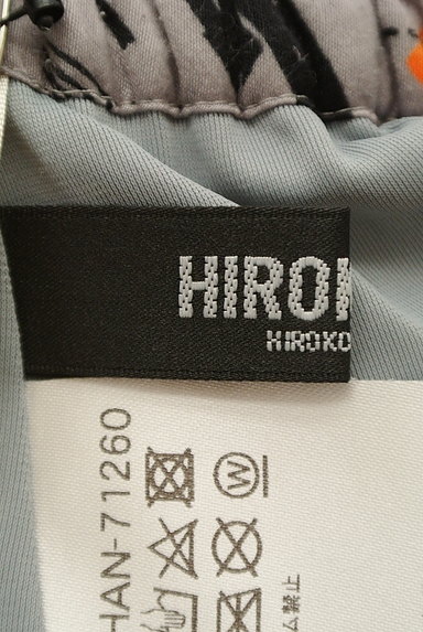 HIROKO BIS（ヒロコビス）の古着「大人の総柄プリーツスカート（ロングスカート・マキシスカート）」大画像６へ