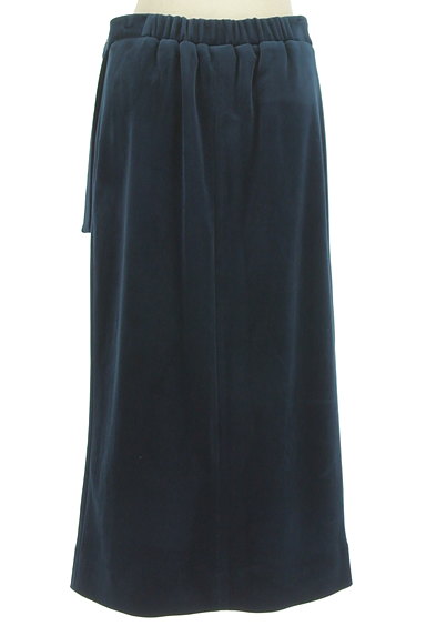Viaggio Blu（ビアッジョブルー）の古着「ミモレ丈スリットベロアスカート（ロングスカート・マキシスカート）」大画像２へ