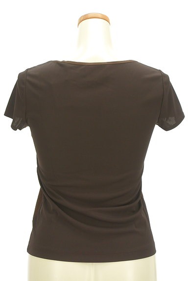 MARLENE DAM（マーレンダム）の古着「サテン切替Tシャツ（Ｔシャツ）」大画像２へ