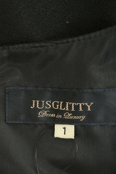 JUSGLITTY（ジャスグリッティー）の古着「リボン風ウエスト七分袖ワンピース（ワンピース・チュニック）」大画像６へ