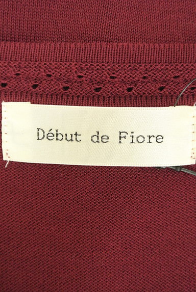 Debut de Fiore by LAISSE PASSE（デビュー・ド・フィオレ）の古着「パールボタンニットカーディガン（カーディガン・ボレロ）」大画像６へ