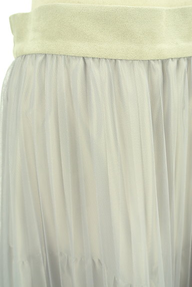 LAISSE PASSE（レッセパッセ）の古着「裾レースチュールロングスカート（ロングスカート・マキシスカート）」大画像４へ