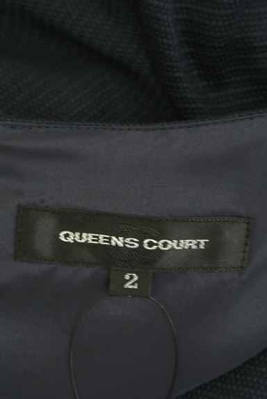 QUEENS COURT（クイーンズコート）の古着「ツイード切替装飾膝丈ワンピース（ワンピース・チュニック）」大画像６へ