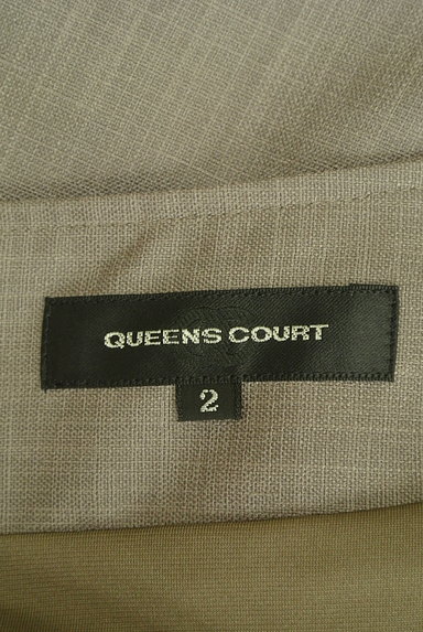 QUEENS COURT（クイーンズコート）の古着「チェック柄膝丈フレアスカート（ミニスカート）」大画像６へ