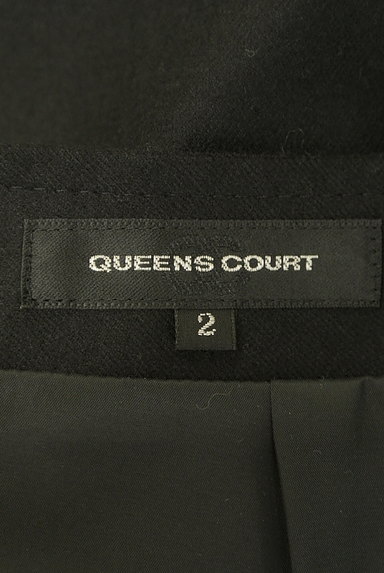QUEENS COURT（クイーンズコート）の古着「ベルト付き膝上丈ウールスカート（ミニスカート）」大画像６へ