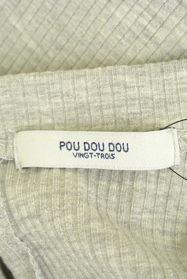 POU DOU DOU（プードゥドゥ）の古着「袖レース切替リブカットソー（ニット）」大画像６へ