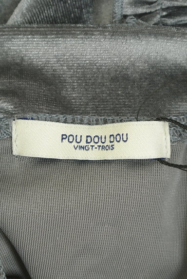 POU DOU DOU（プードゥドゥ）の古着「艶めくべロアカットソー（カットソー・プルオーバー）」大画像６へ