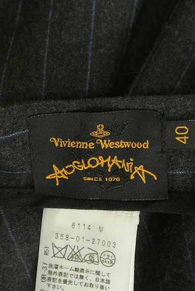 Vivienne Westwood（ヴィヴィアンウエストウッド）の古着「変形ストライプミニスカート（ミニスカート）」大画像６へ