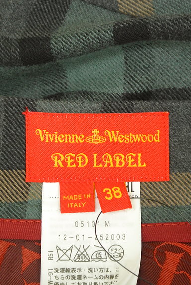Vivienne Westwood（ヴィヴィアンウエストウッド）の古着「イレヘムチェック柄スカート（スカート）」大画像６へ