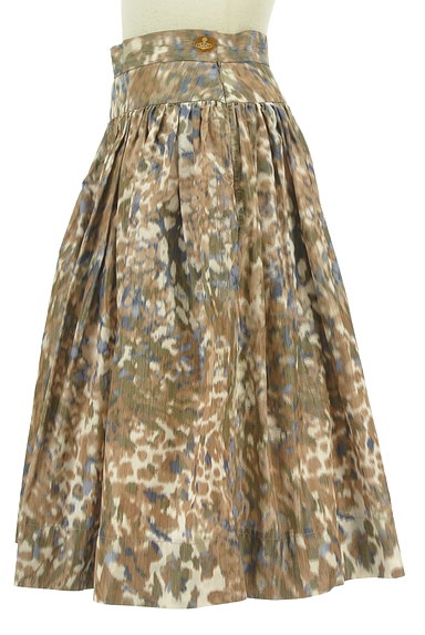 Vivienne Westwood（ヴィヴィアンウエストウッド）の古着「ニュアンス総柄フレアスカート（スカート）」大画像３へ
