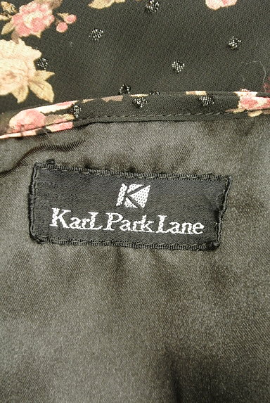 KarL Park Lane（カールパークレーン）の古着「ラメドット×花柄ワンピース（ワンピース・チュニック）」大画像６へ