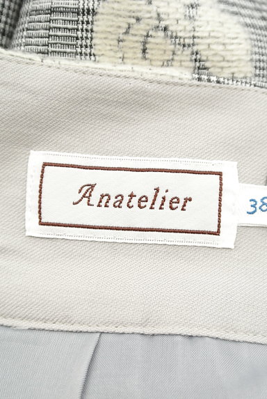 anatelier（アナトリエ）の古着「チェックとお花のタックスカート（スカート）」大画像６へ