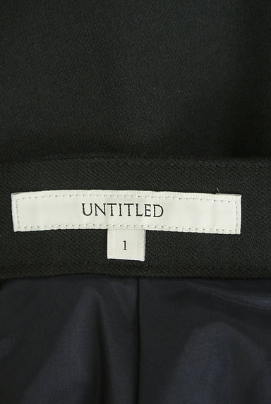 UNTITLED（アンタイトル）の古着「タックウール混ひざ丈スカート（スカート）」大画像６へ