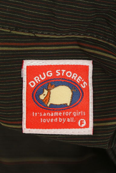 drug store's（ドラッグストアーズ）の古着「大人ストライプ柄のベーシックシャツ（カジュアルシャツ）」大画像６へ