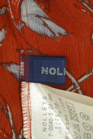 NOLLEY'S（ノーリーズ）の古着「キャンディ袖ボタニカルシフォンブラウス（カットソー・プルオーバー）」大画像６へ