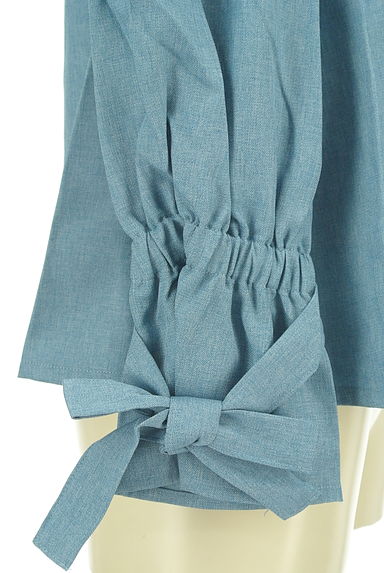 Couture Brooch（クチュールブローチ）の古着「袖口リボンボートネックプルオーバー（カットソー・プルオーバー）」大画像５へ