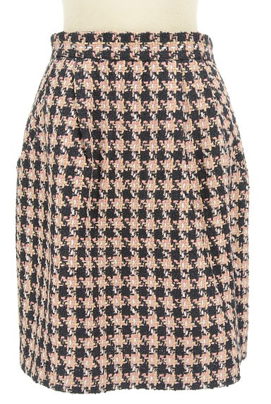 Couture Brooch（クチュールブローチ）の古着「起毛ニットツイード膝丈スカート（スカート）」大画像１へ