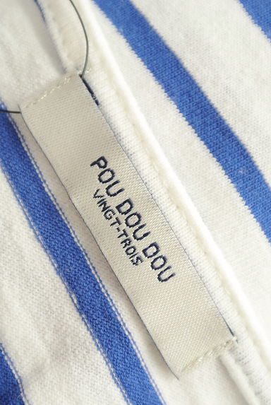 POU DOU DOU（プードゥドゥ）の古着「刺繍七分袖ボーダーカットソー（カットソー・プルオーバー）」大画像６へ
